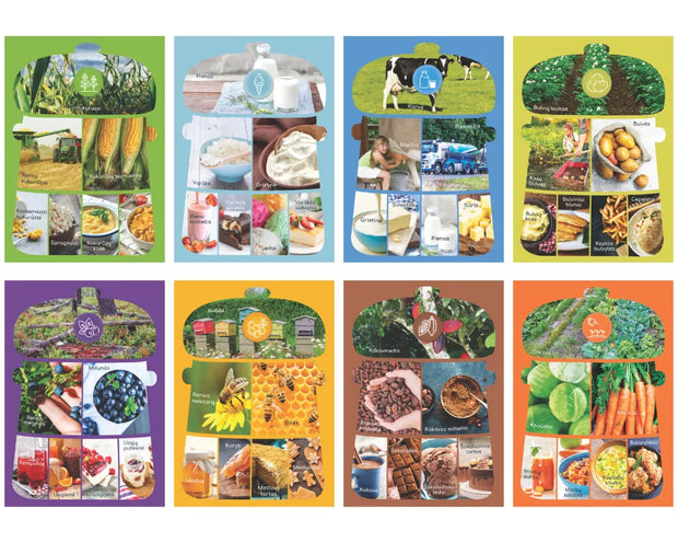 Lavinamoji dėlionė SKANAUS, 3-7 metų vaikams