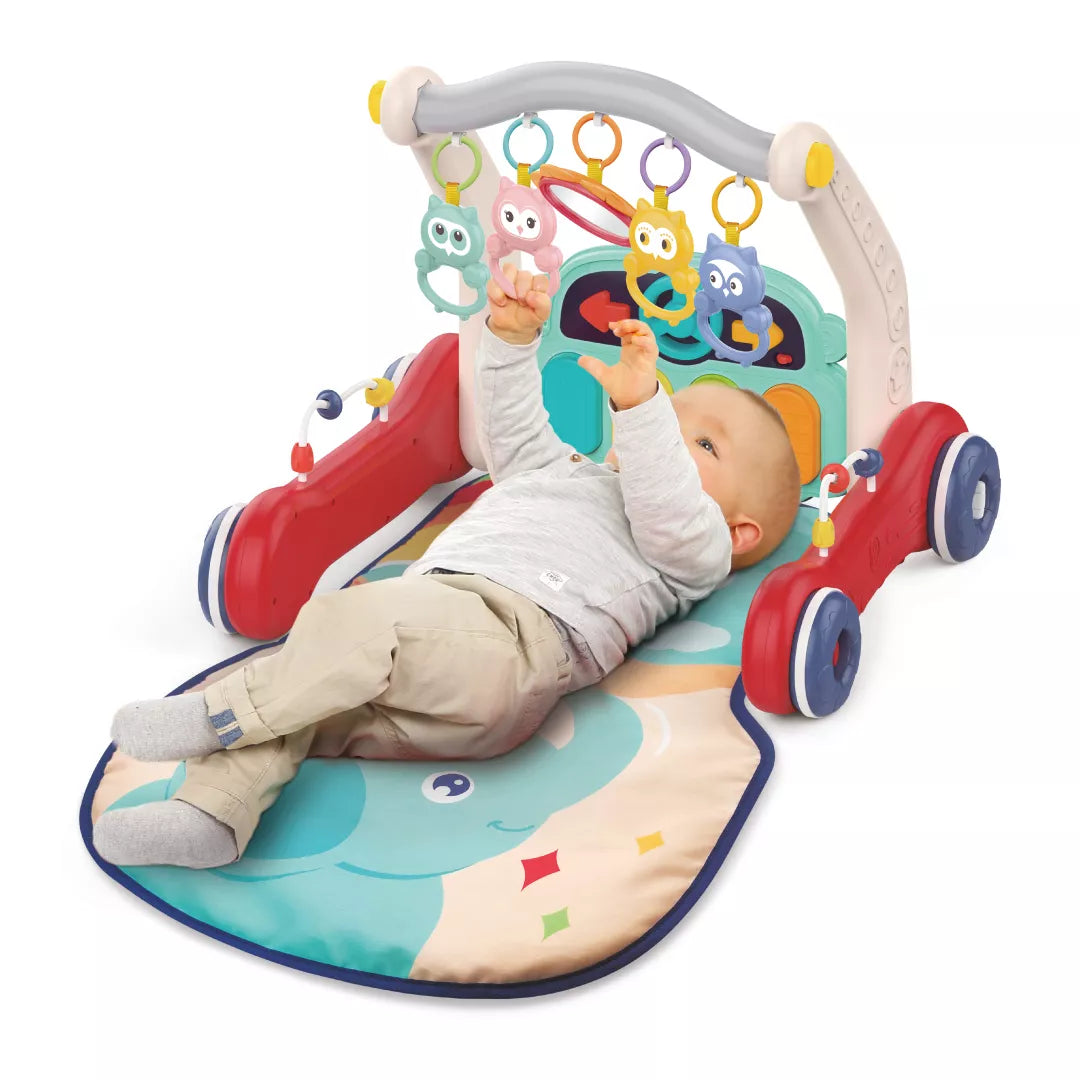 LUDI multifunkcinis kilimėlis-pianinas-vaikštynė, Dramblys