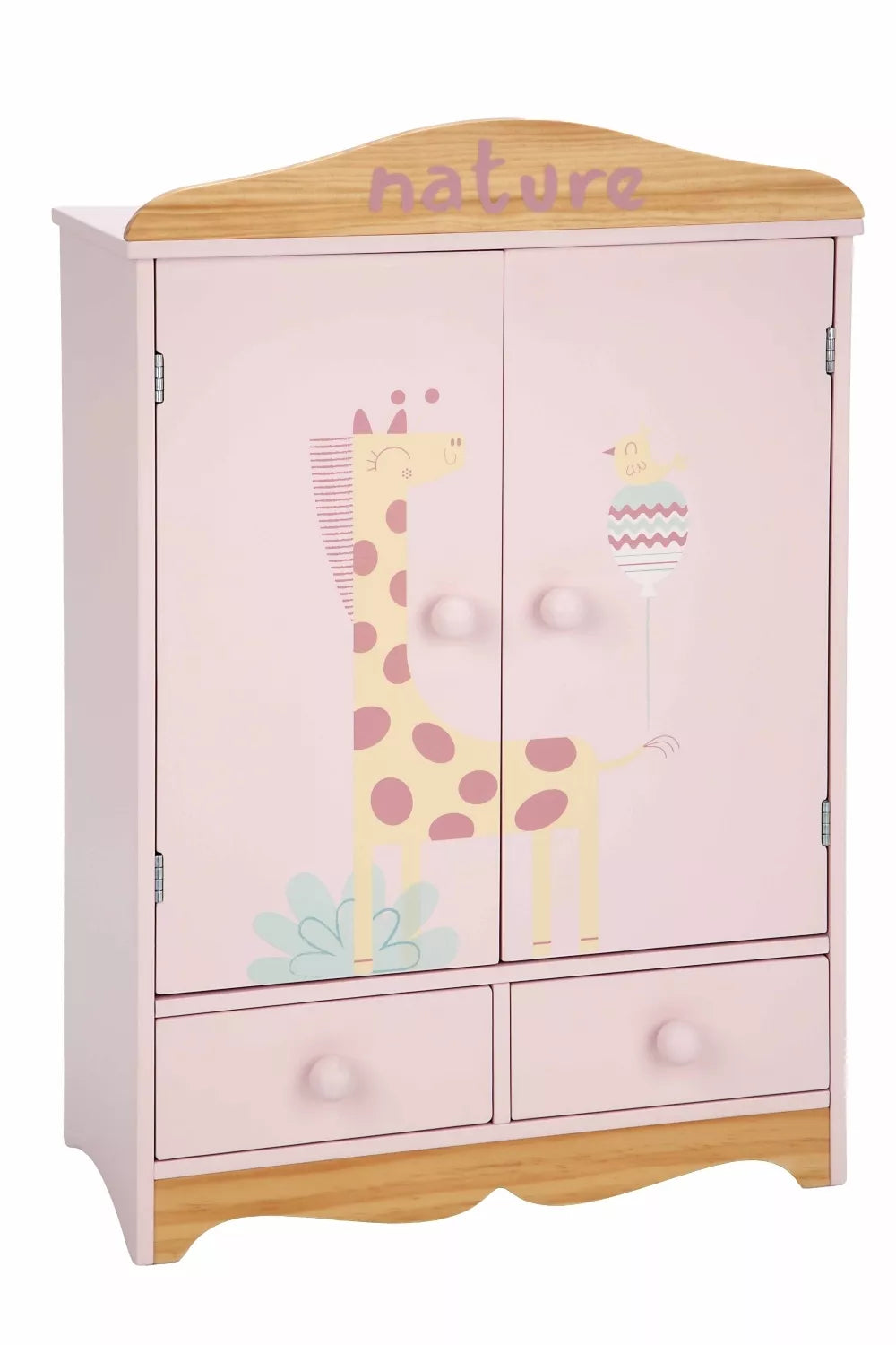 Arias lėlės rūbelių spinta su stalčiais, Gamta