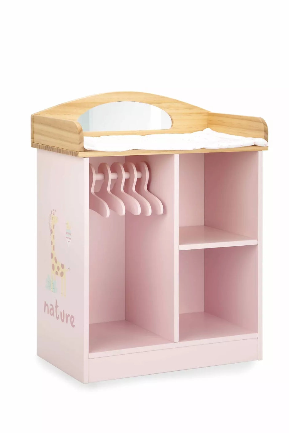 Arias lėlių vystymo stalas su spinta, Gamta