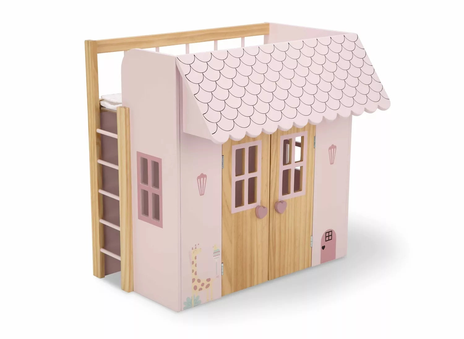 Arias lėlės kūdikio lovelė su žaidimų nameliu, Gamta