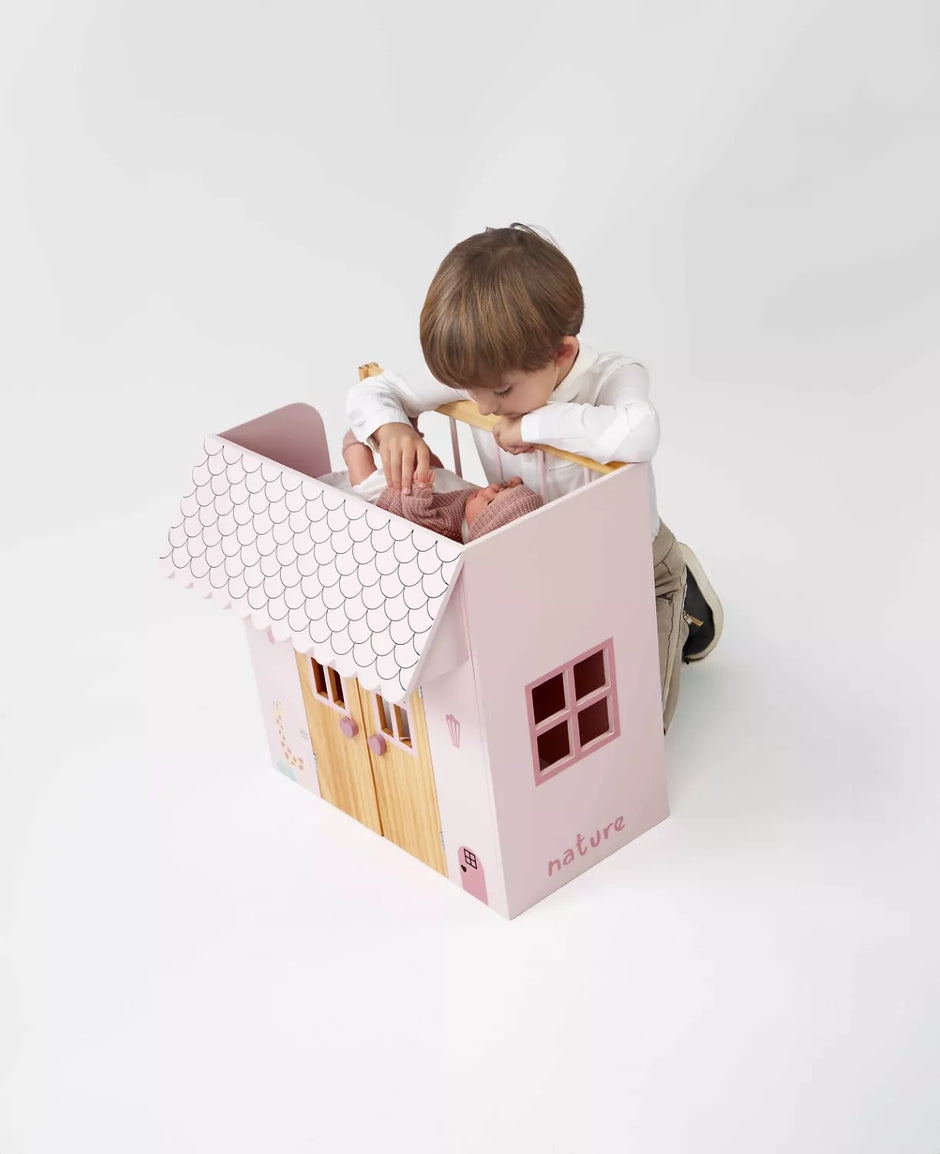 Arias lėlės kūdikio lovelė su žaidimų nameliu, Gamta