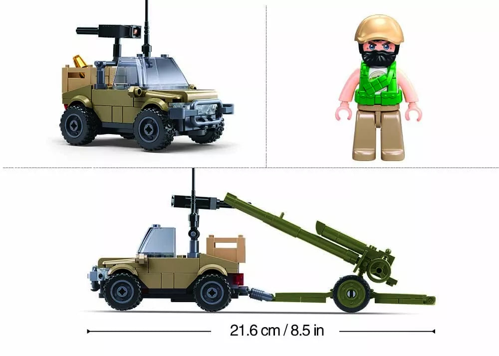 Sluban konstruktorius, Karinė D30S haubica, 138 det.