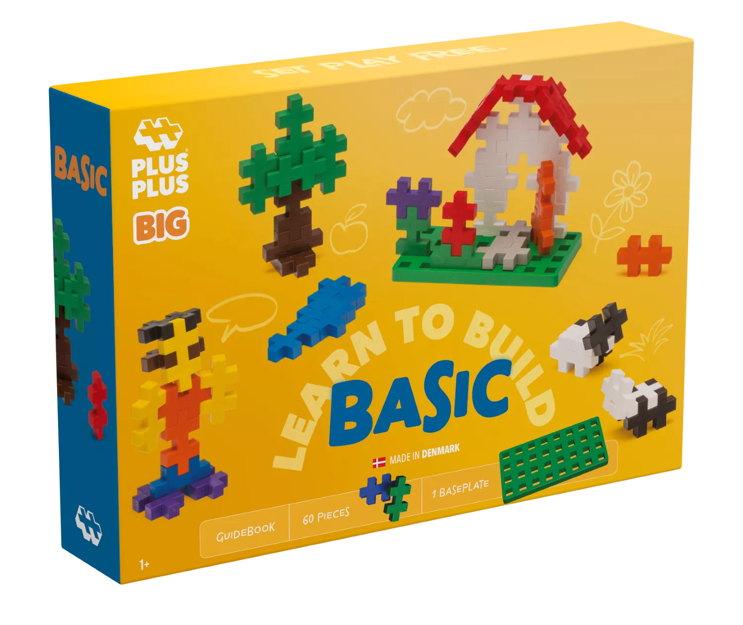 Plus Plus konstruktorius, DIDELĖS Pradžiamokslis, 60