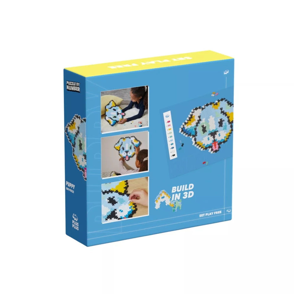 Plus Plus dėlionė pagal skaičius, ŠUNIUKAS, 500 det.