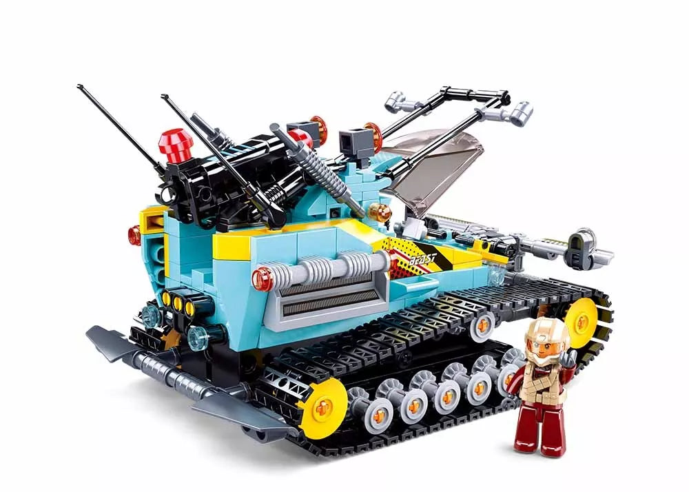 Sluban konstruktorius, RC valdomas vikšrinis automobilis Scorpio, 530 det.