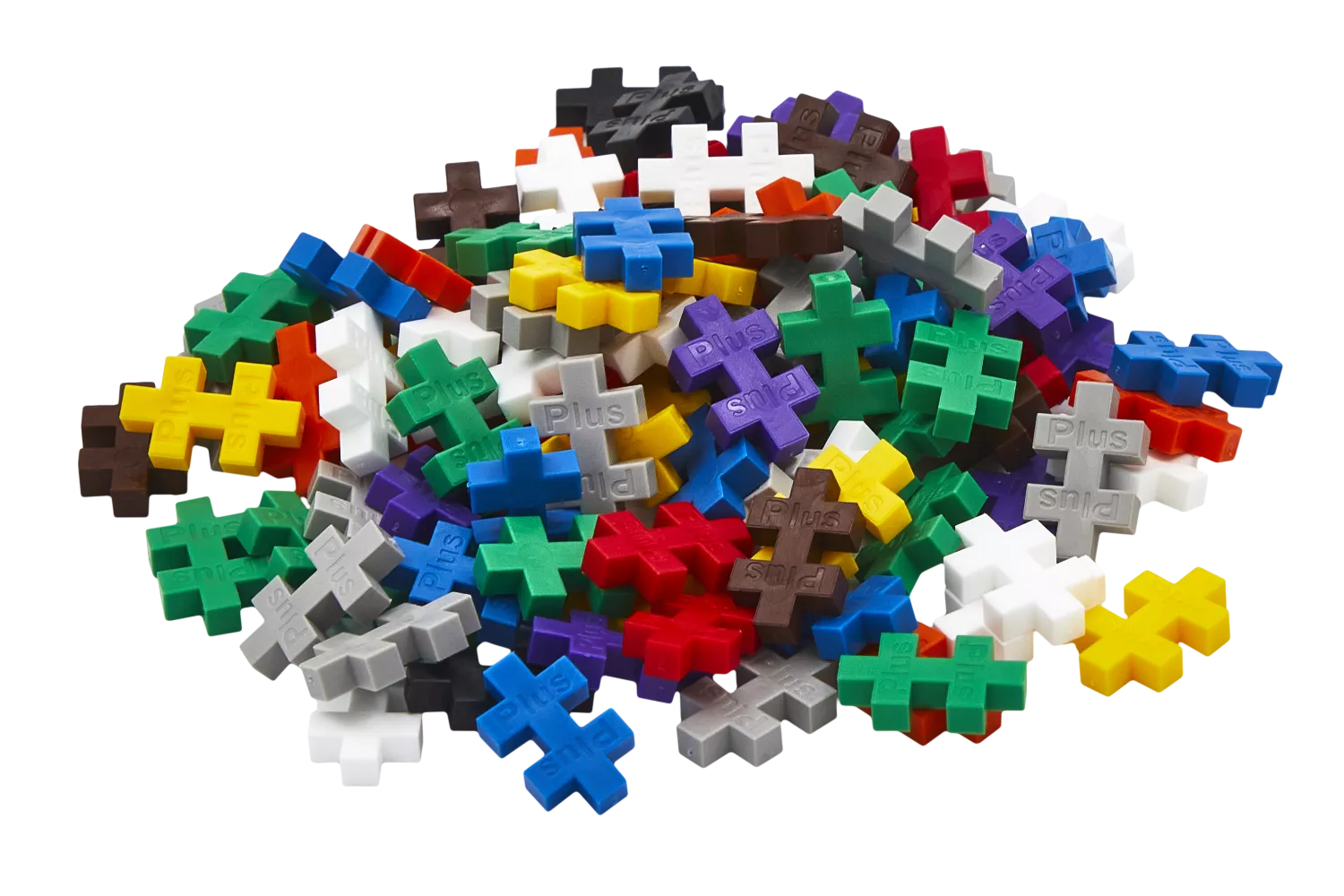 Plus Plus konstruktorius, pagrindinių spalvų, 100 det.