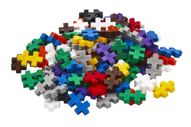 Plus Plus konstruktorius, pagrindinių spalvų, 100 det.