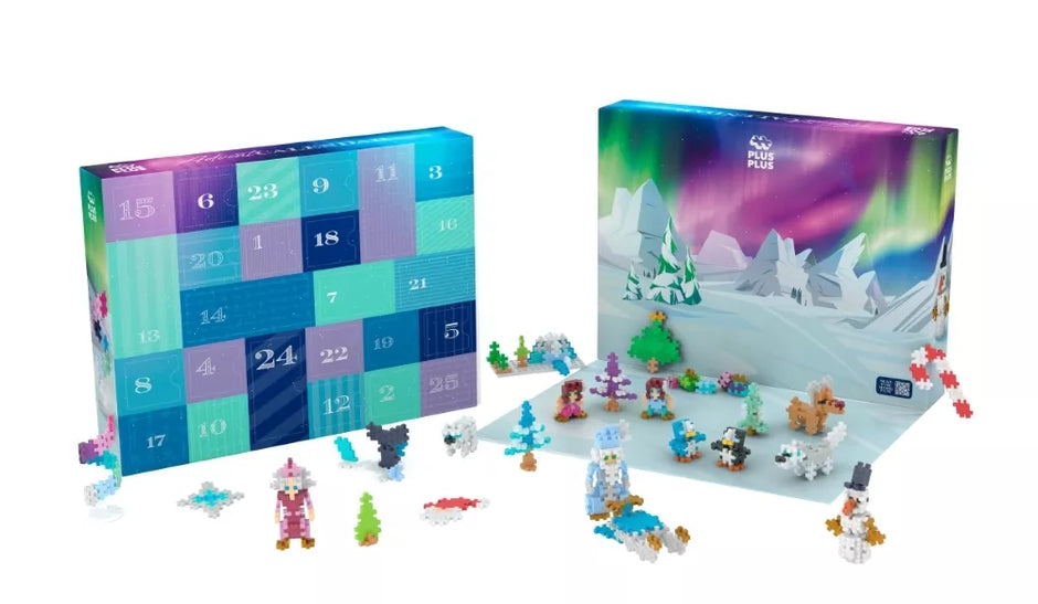 Plus Plus konstruktorius, Advento kalendorius, Kalėdų Senelio nuotykiai po Šiaurės pašvaiste