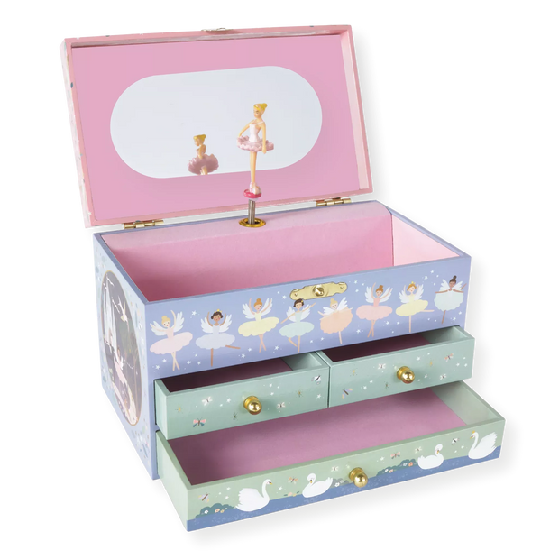 Muzikinė papuošalų dėžutė su pastalčiukais, Užburtoji