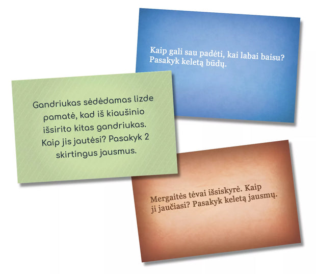 Lavinamasis stalo žaidimas JAUSMŲ PASAULIS, 6+