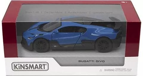 KiNSMART automobilis, Bugatti Divo, mėlynas