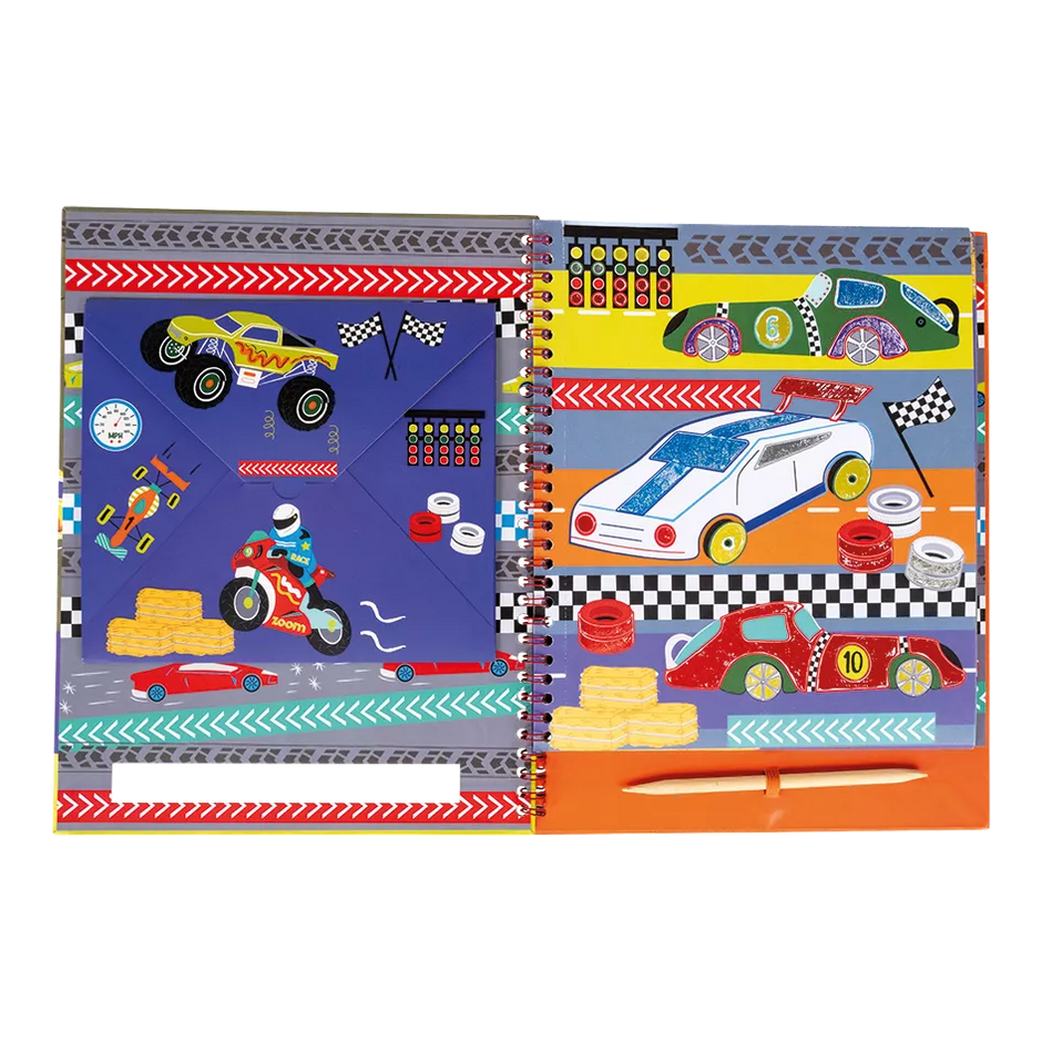 Žaidimas blizgink su folija, Mašinos