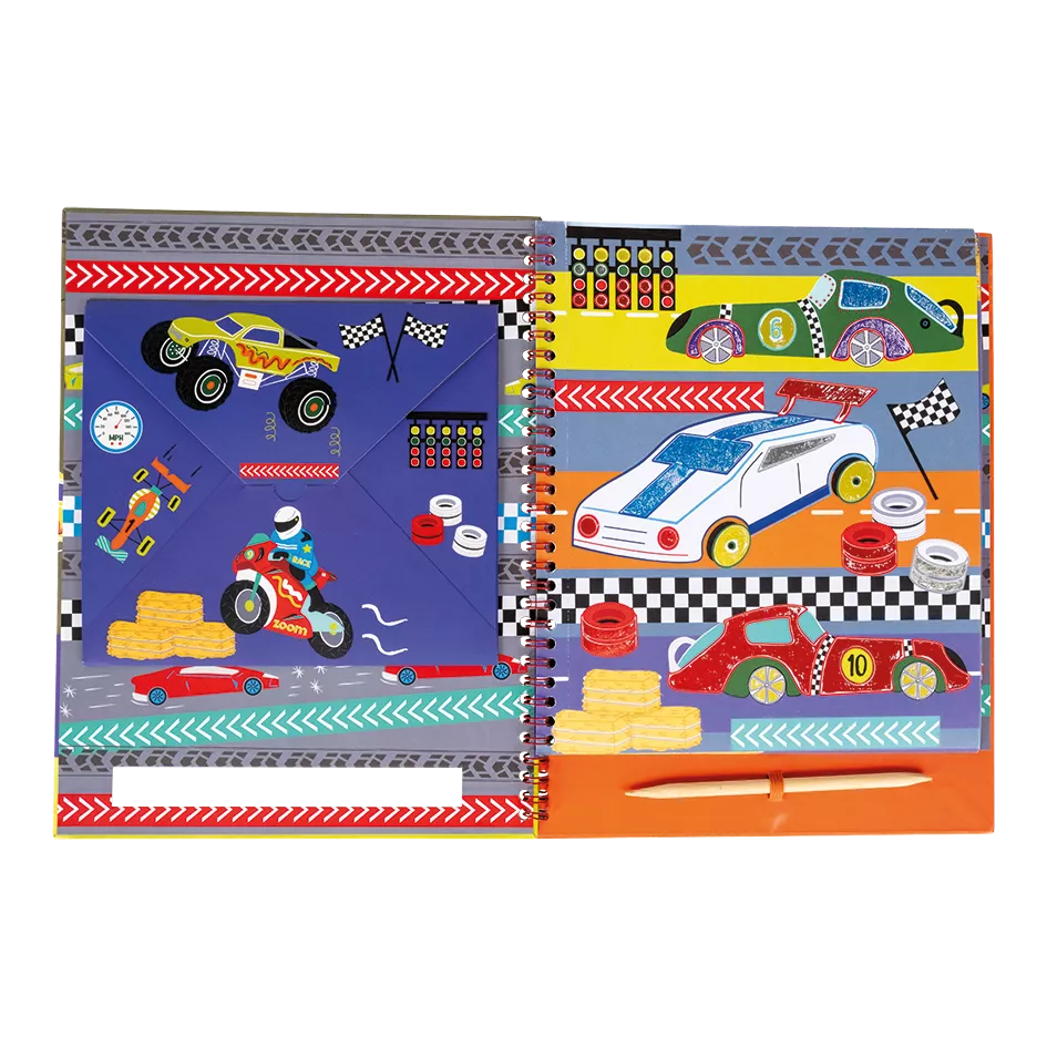 Žaidimas blizgink su folija, Mašinos