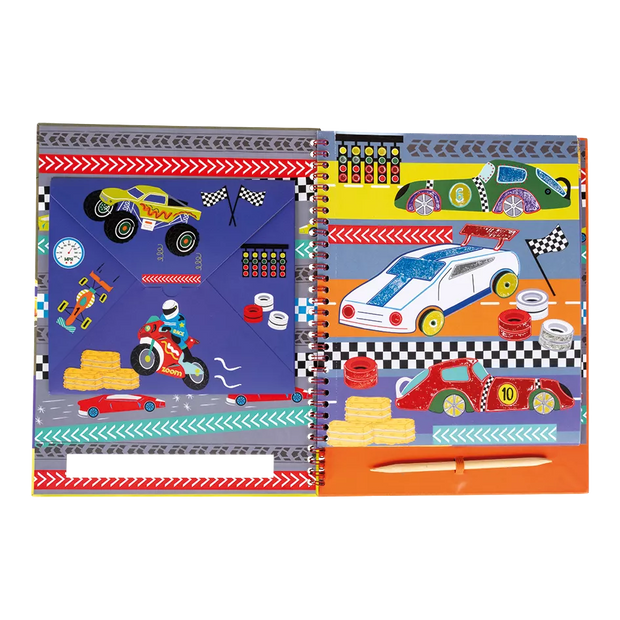 Žaidimas blizgink su folija, Mašinos