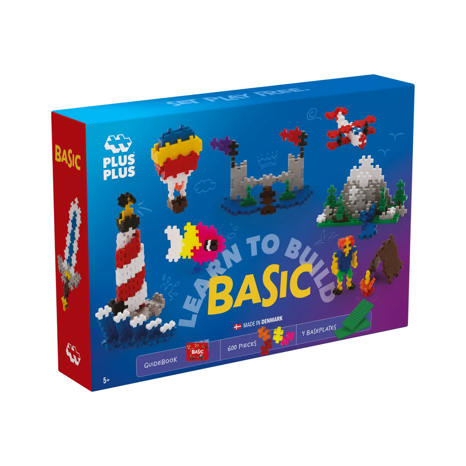 Plus Plus PRADŽIAMOKSLIS, pagrindinių-neoninių spalvų