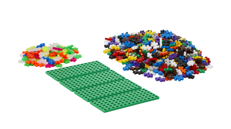 Plus Plus PRADŽIAMOKSLIS, pagrindinių-neoninių spalvų