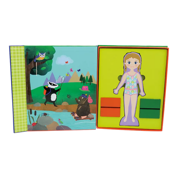 Magnetinis žaidimas aprenk lėlytes, Draugų nuotykis