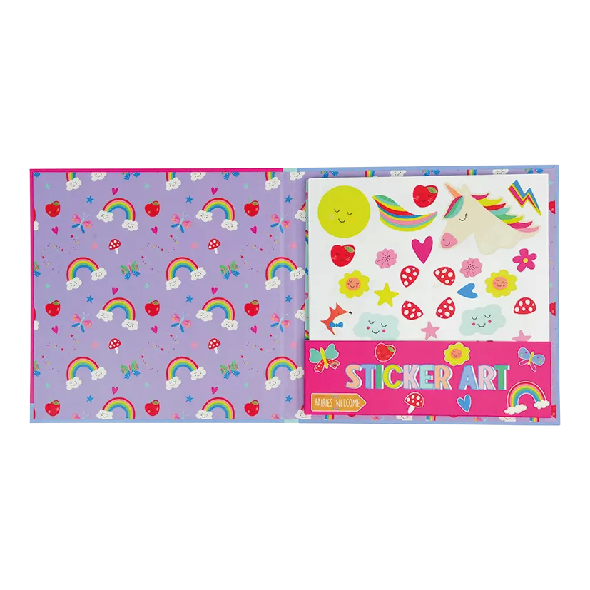 Knygelė su kvepiančiais lipdukais, Vaivorykštės fėja