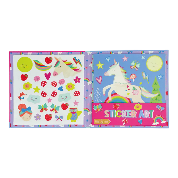 Knygelė su kvepiančiais lipdukais, Vaivorykštės fėja