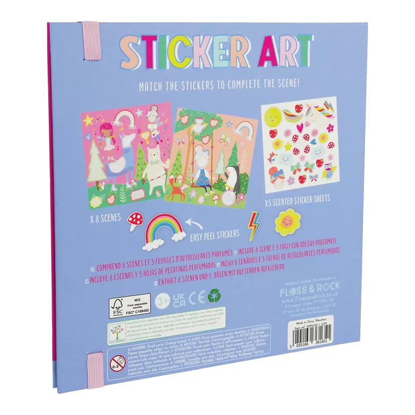 Knygelė su kvepiančiais lipdukais, Vaivorykštės fėja