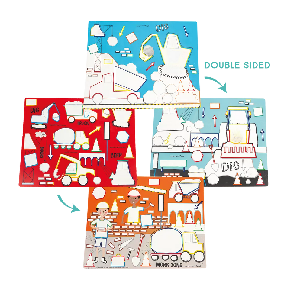 Vandeniu spalvinami padėkliukai, Mašinos