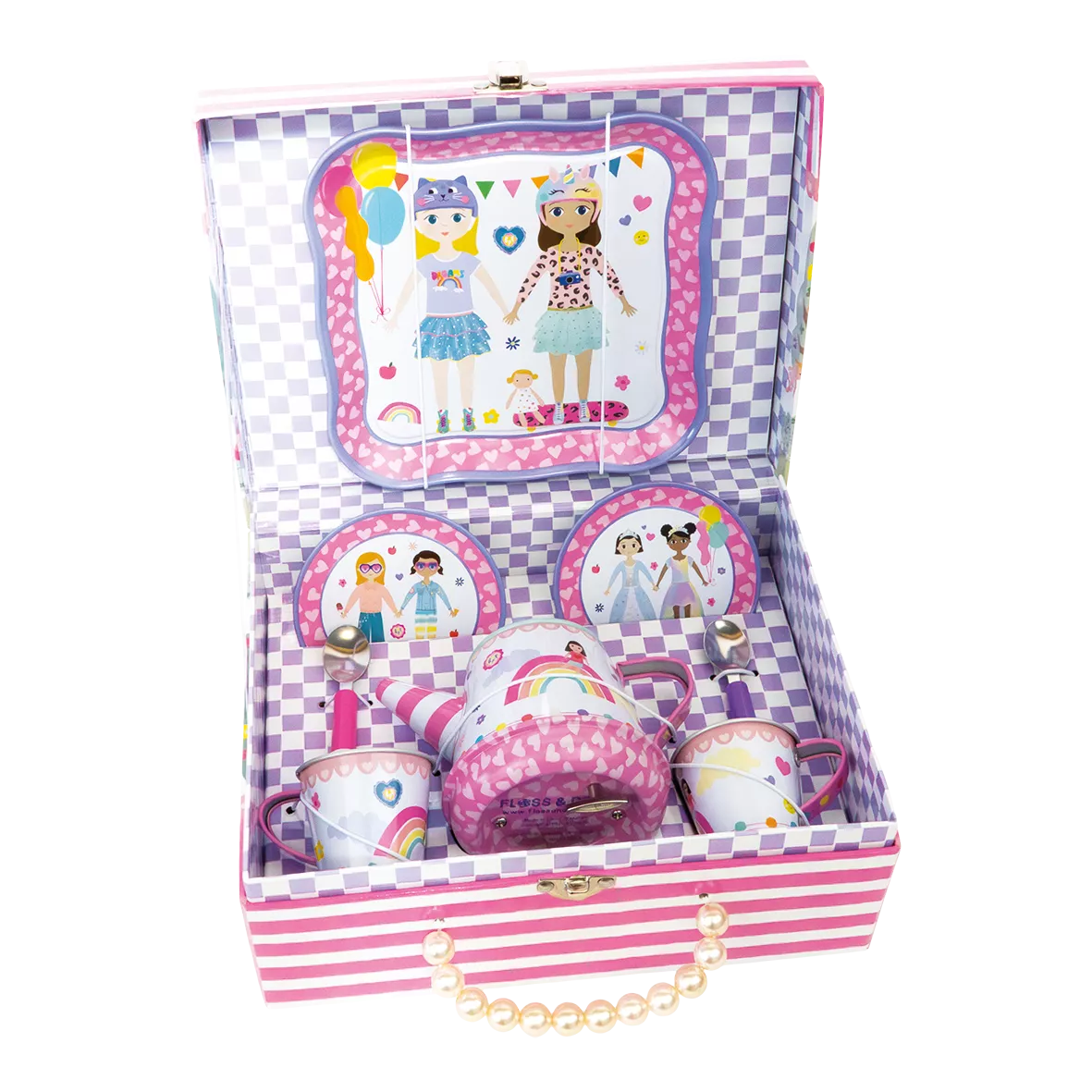 Muzikinis arbatos rinkinys, Geriausios draugės, 9 det.