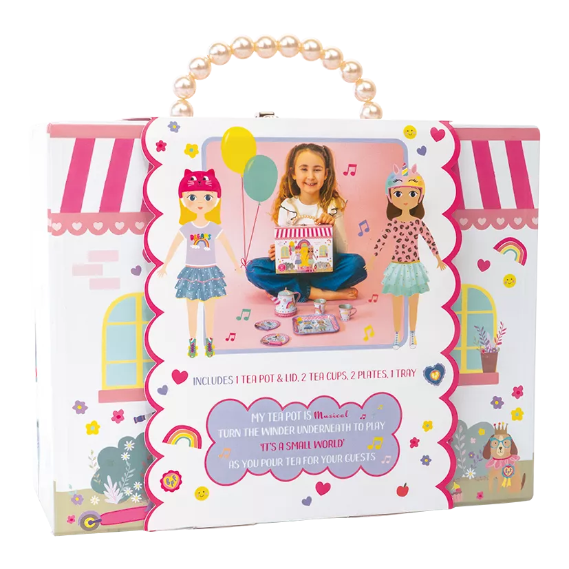 Muzikinis arbatos rinkinys, Geriausios draugės, 9 det.