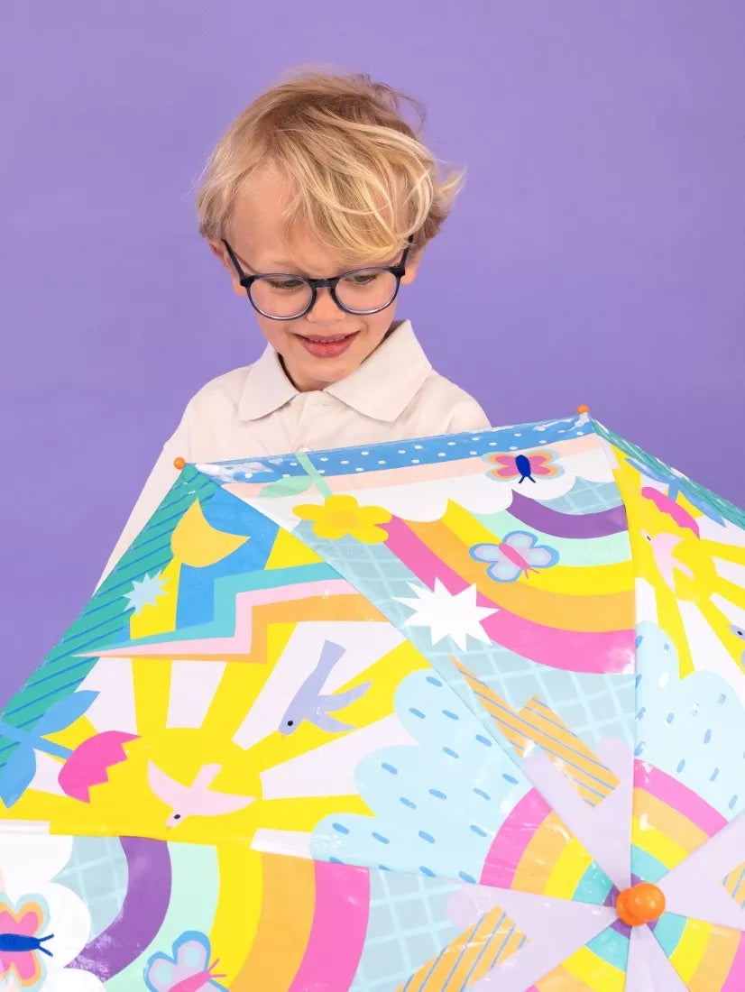 Magiškas skėtis, didelis, Vaivorykštės