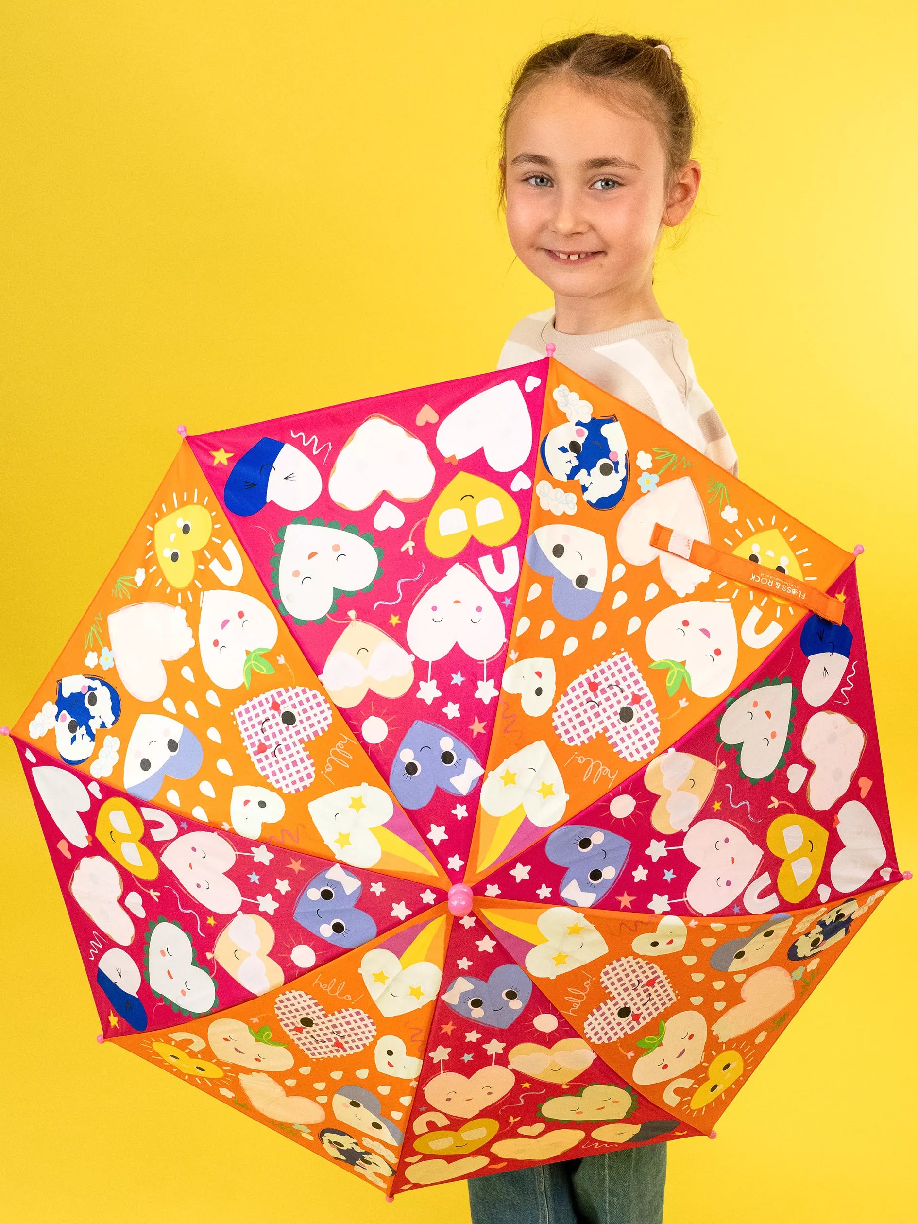 Magiškas skėtis, didelis, Širdelės