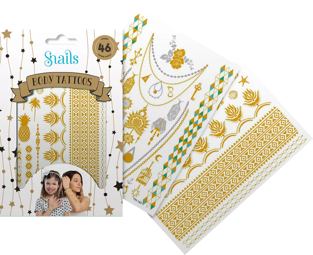 Snails kūno tatuiruotė, Metalika N