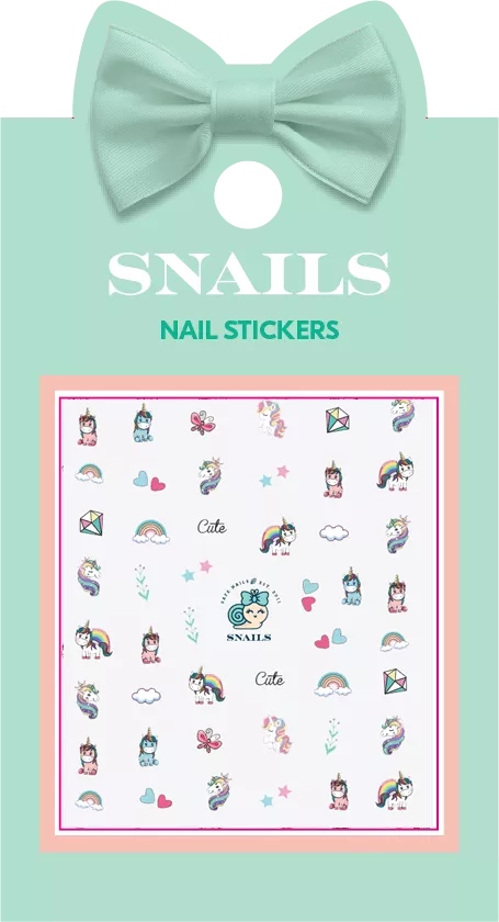 Snails nagų lipdukai, Vienaragių karalienė