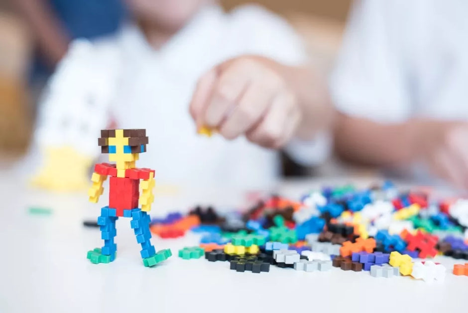 Plus Plus konstruktorius 1 METRAS, bazinių spalvų