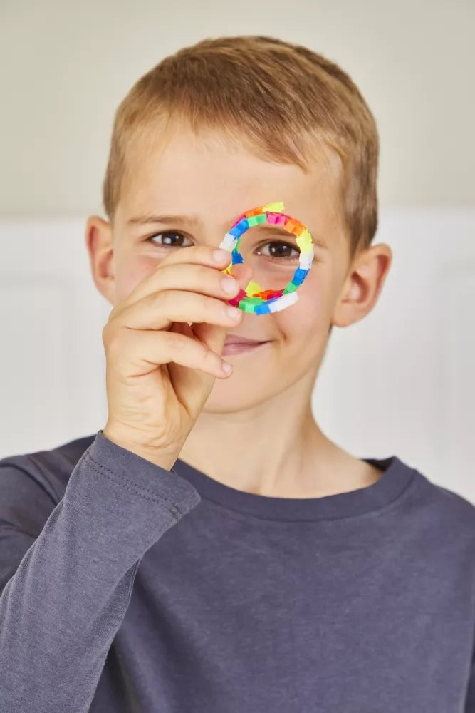 Plus Plus konstruktorius 1 METRAS, neoninių spalvų