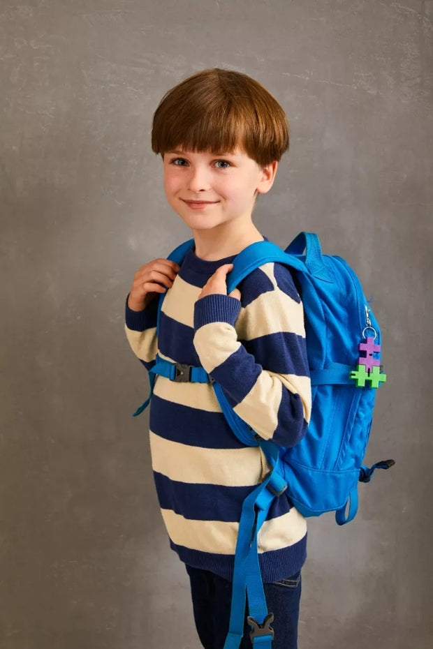 Plus Plus HEXEL DUO raktų pakabukas, violetinė/žalio obuolio