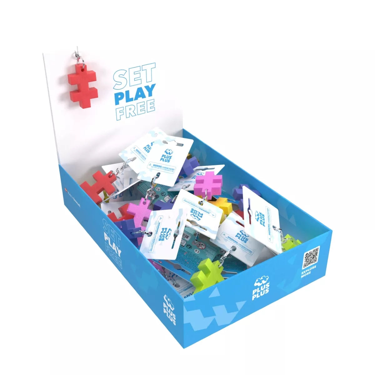 Plus Plus raktų pakabukas, 1 vnt.