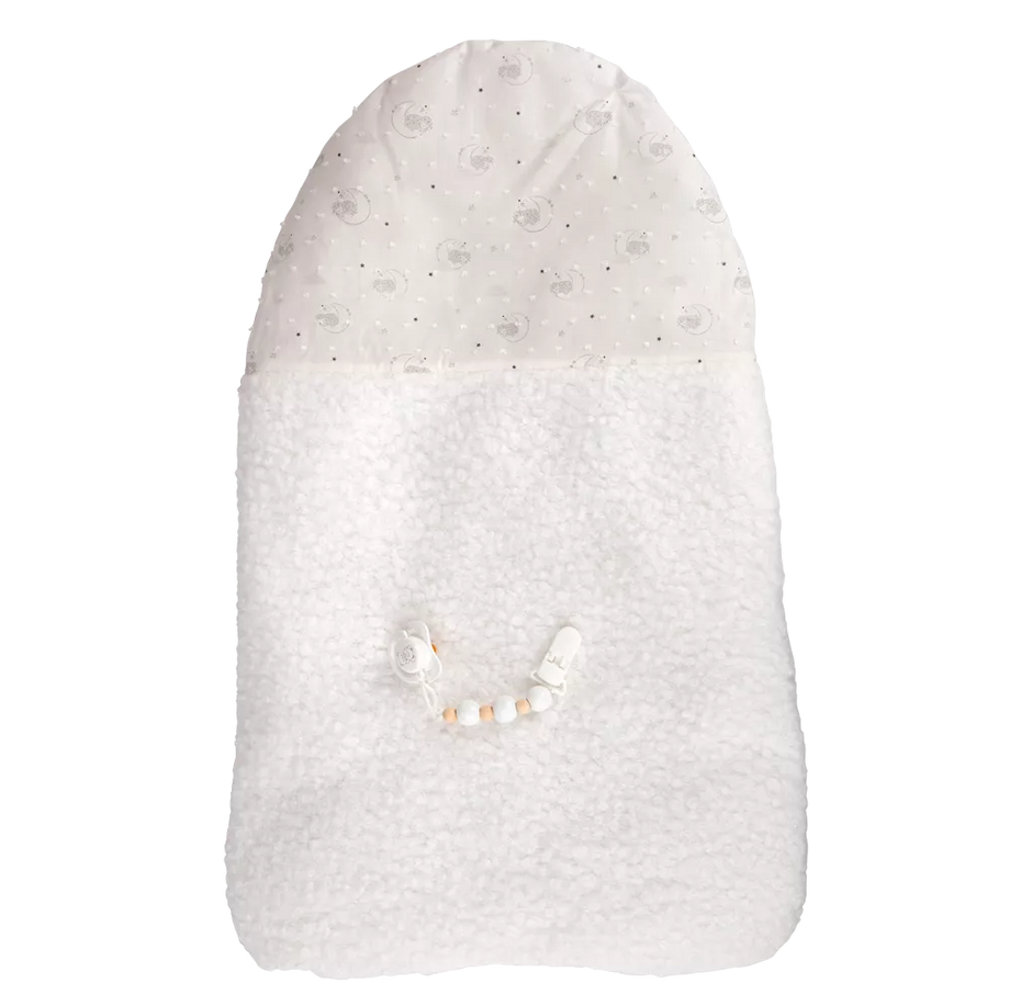 Arias Reborn kūdikėlis su pilkais rūbeliais, Daniela, 45 cm