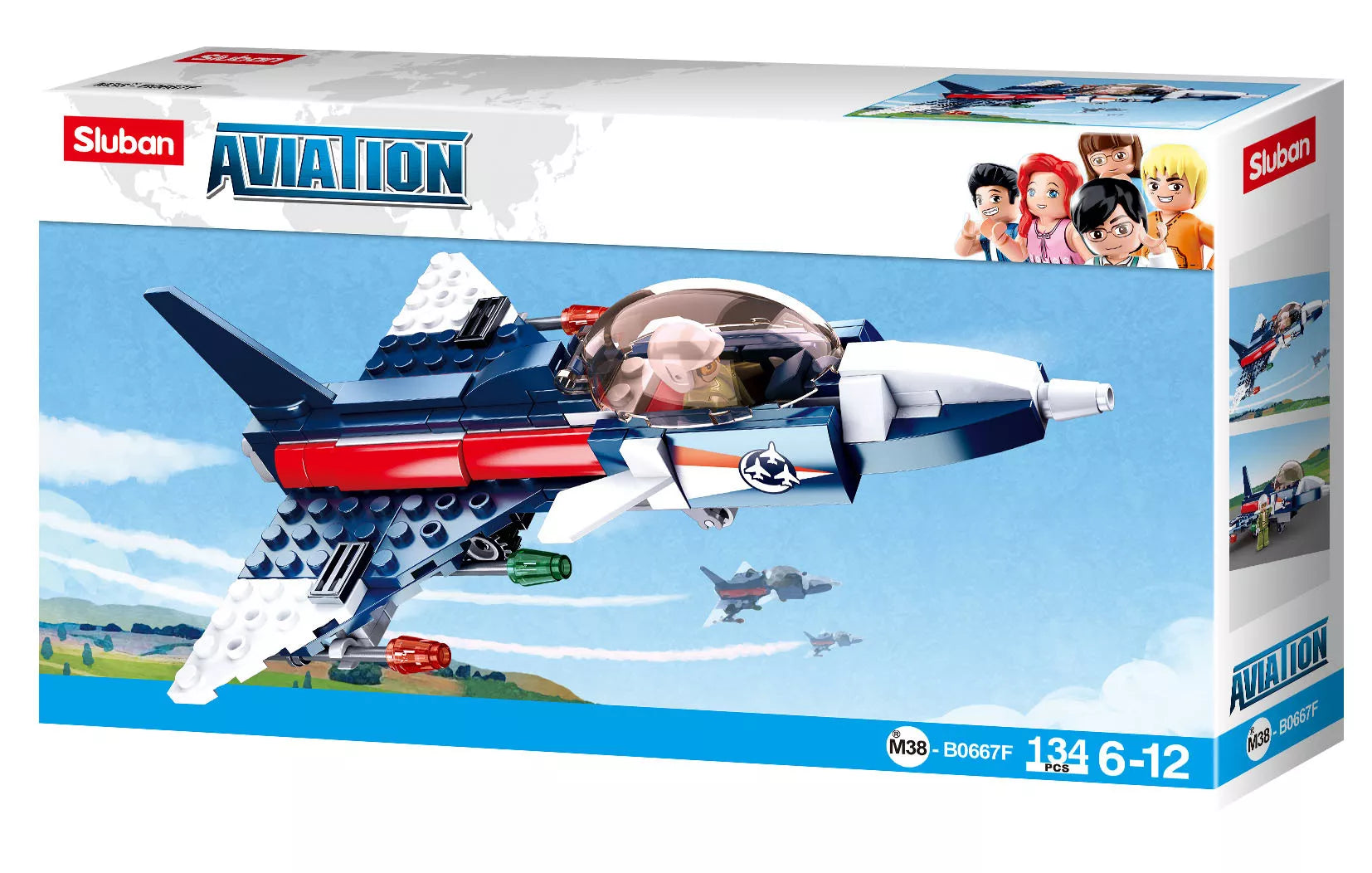 Sluban konstruktorius, Reaktyvinis lėktuvas, 134 det.