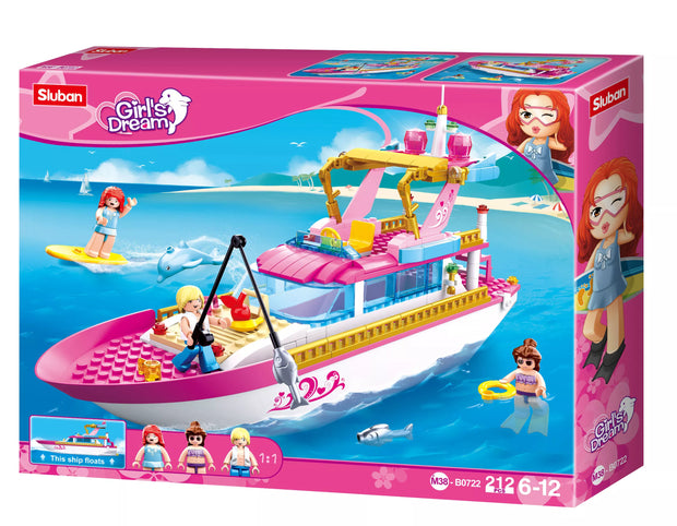 Sluban konstruktorius, Prabangi jachta, 212 det.