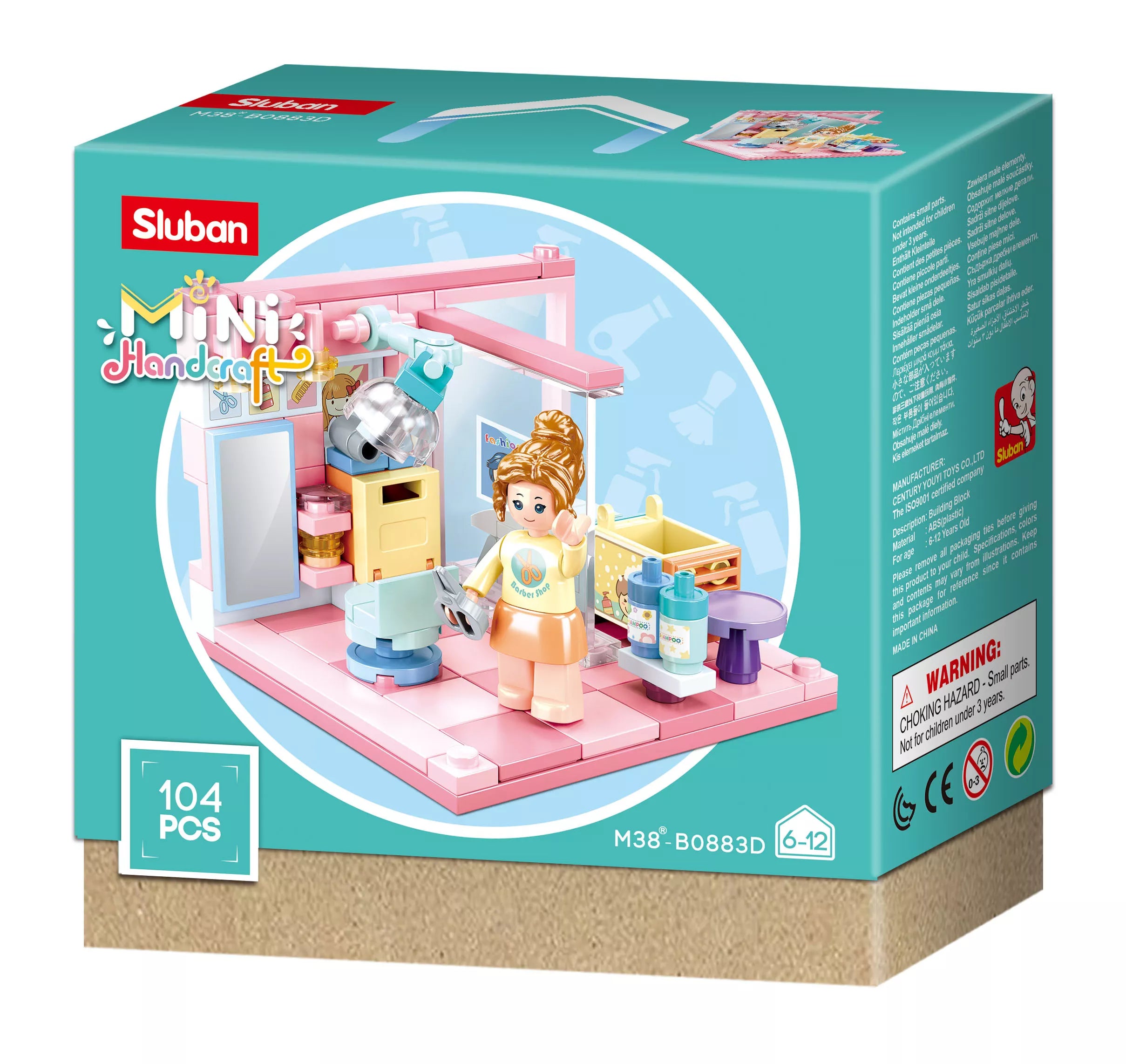 Sluban konstruktorius, Mini rankdarbis 104 det.