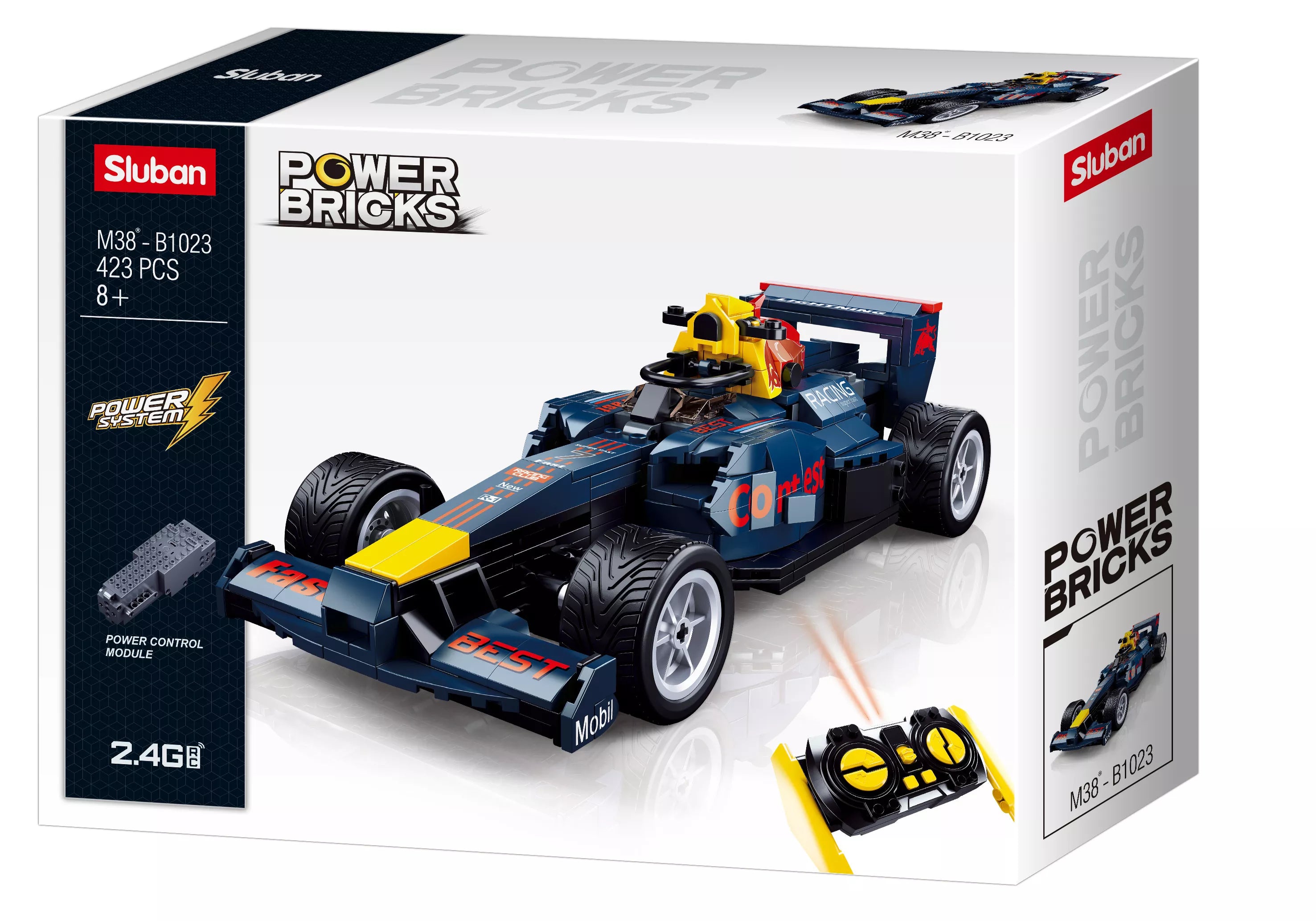 Sluban konstruktorius, RC valdomas F10 automobilis, 423 det.