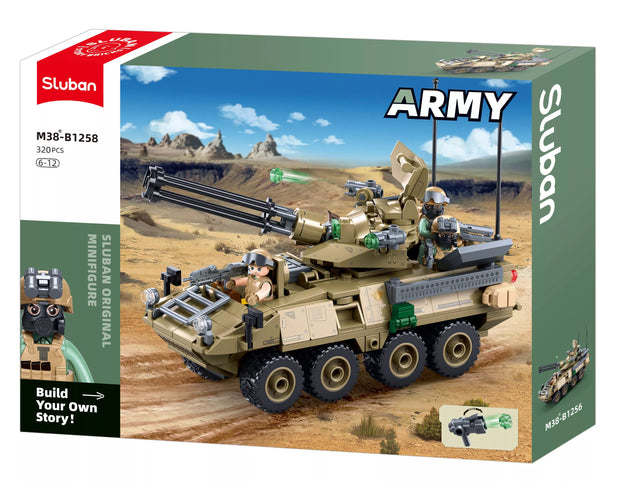 Sluban konstruktorius, Karinis šarvuotis Stryker ADS, 320 det.