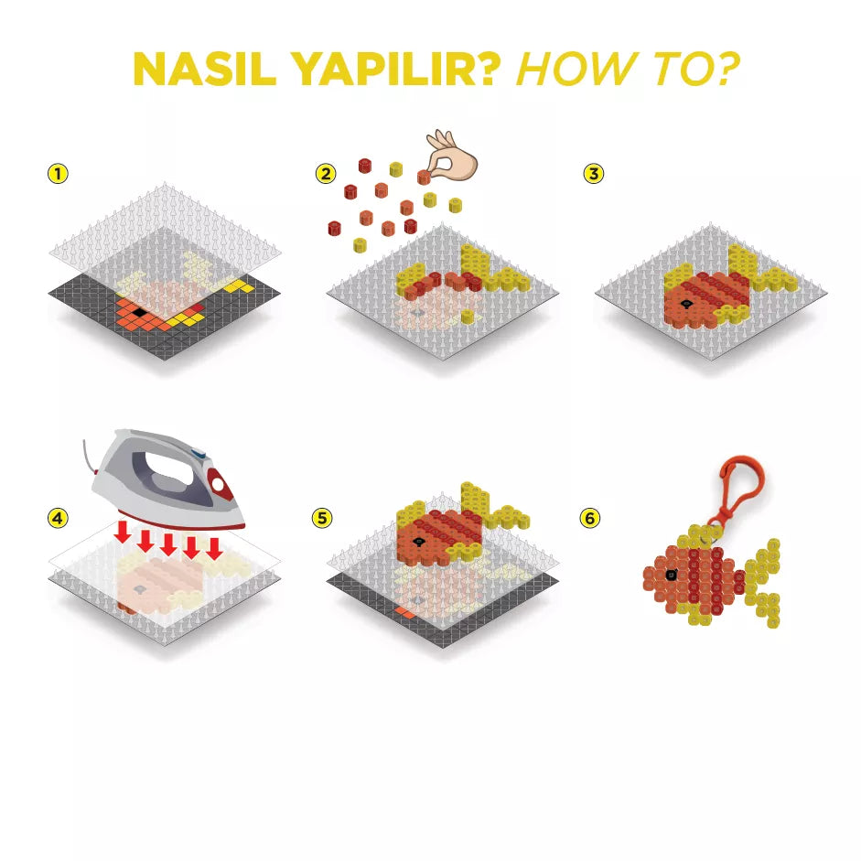 Red Castle lyginimo karoliukai, pakabukas Žuvytė