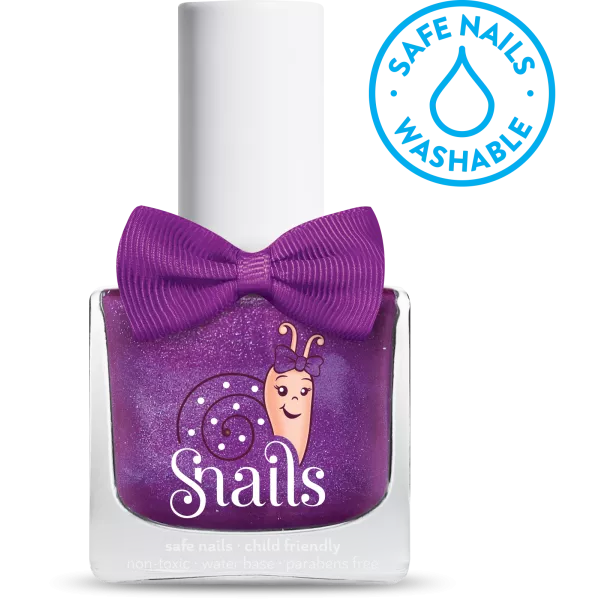 Blizganti violetinė - NUPLAUNAMAS nagų lakas