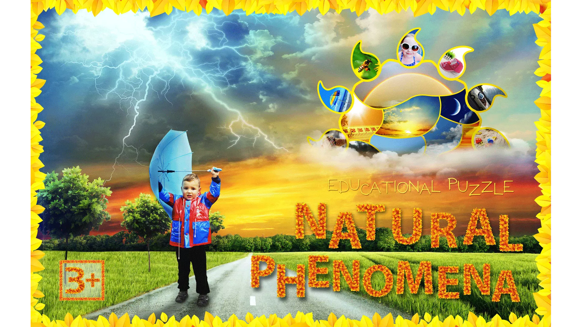 Dėlionė Natural Phenomena, 3+