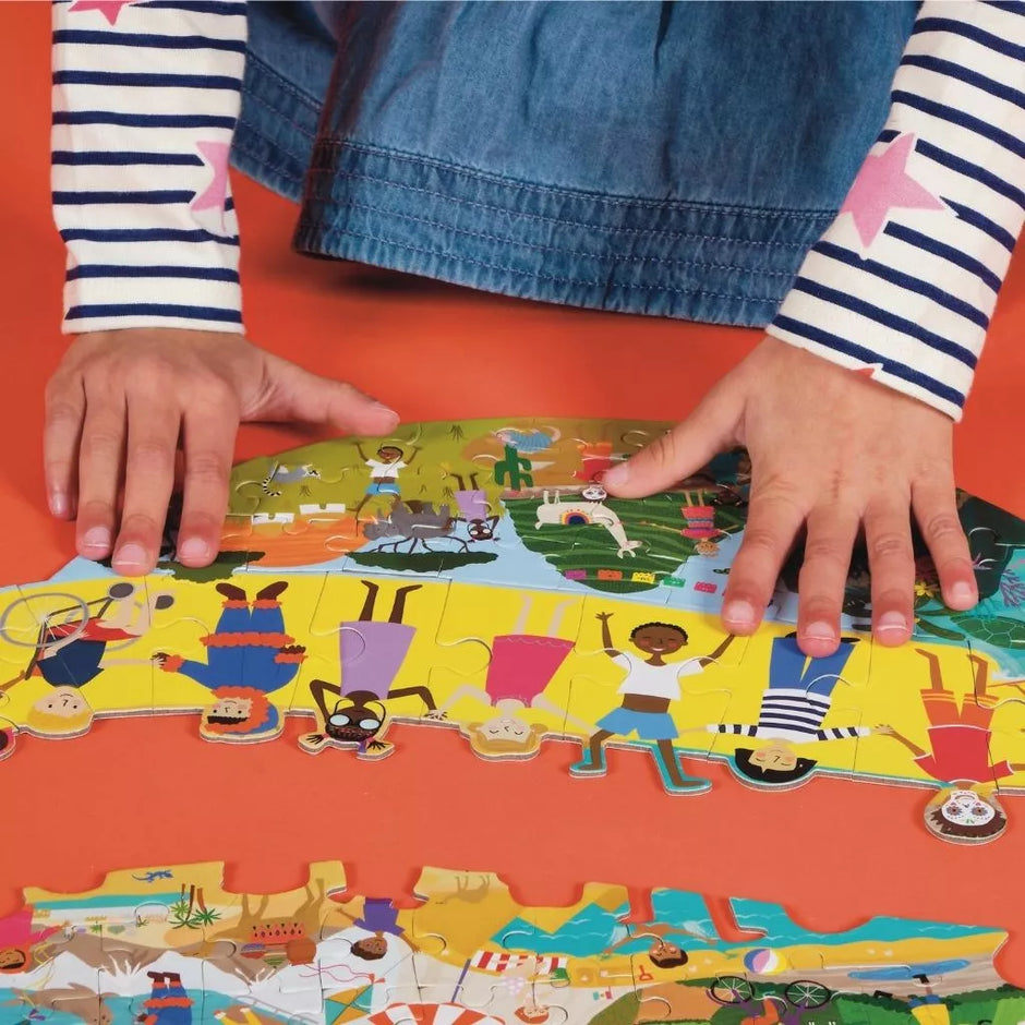 Dėlionė, Pasaulis, 100 det.