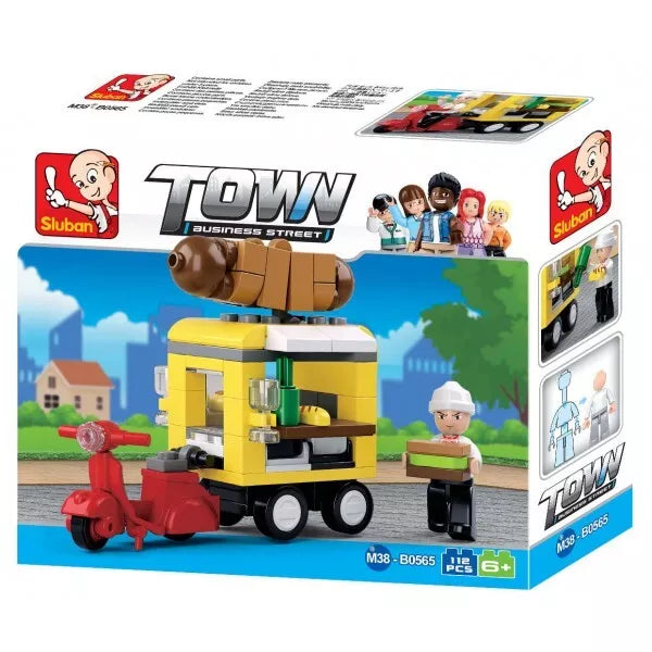 Sluban konstruktorius Dešrainiai ant ratų, 112 det.