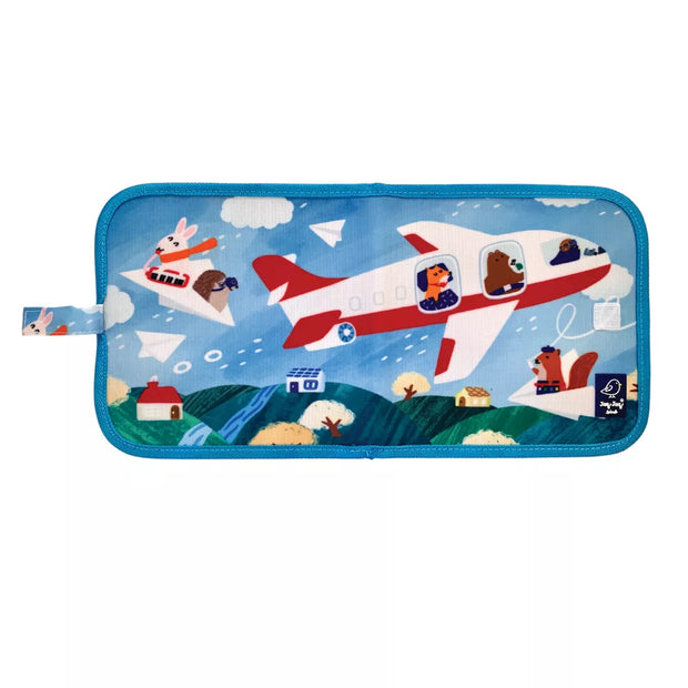 Jaq Jaq Bird piešimo knyga su netepančiomis kreidelėmis, Lėktuvai