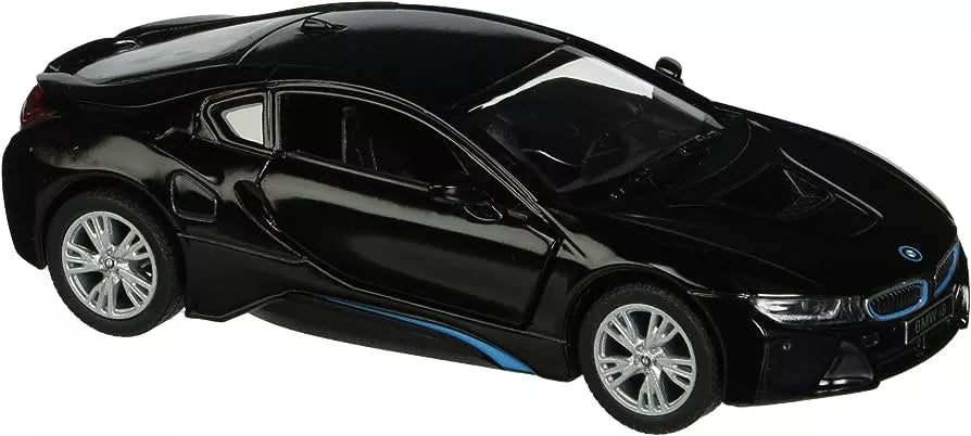 KiNSMART automobilis, BMW i8, juodas