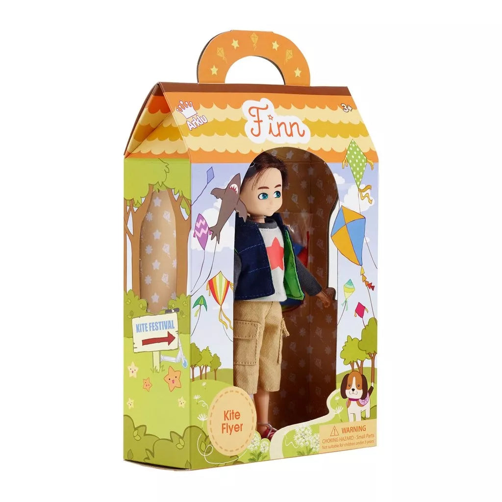 Lottie lėlė - Aitvarų gaudytojas berniukas Finas